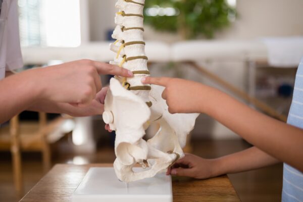 Examining a Spine for Scoliosis