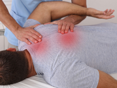 a chiropractic treatment focusing on back pain